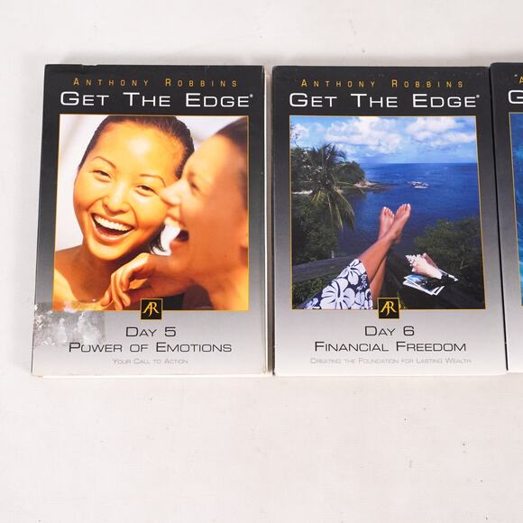 Anthony Robbins Get The Edge Day 5,6,7 & Power Talk DVD Personal Power Videos - Picture 2 of 7